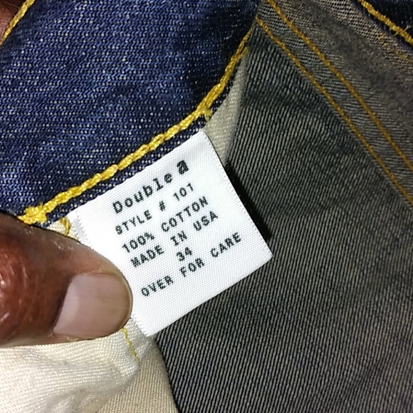 Double a Men's jeans 34×34 *Bin J* - Picture 8 of 10